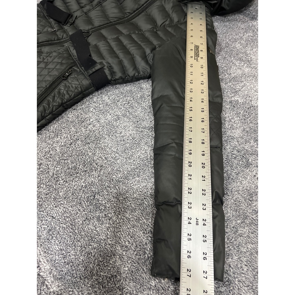 The North Face Womens 600 Down Puffer Jacket Black Quilted Hooded Small S/P - Picture 14 of 16